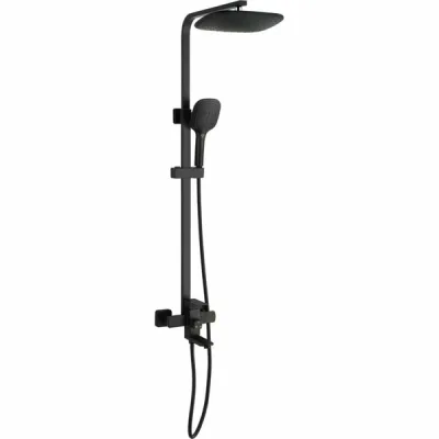 SUS 125BL -009DK душевая стойка черная