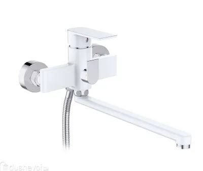 D147363-C Смеситель для ванны излив 350мм (белый )