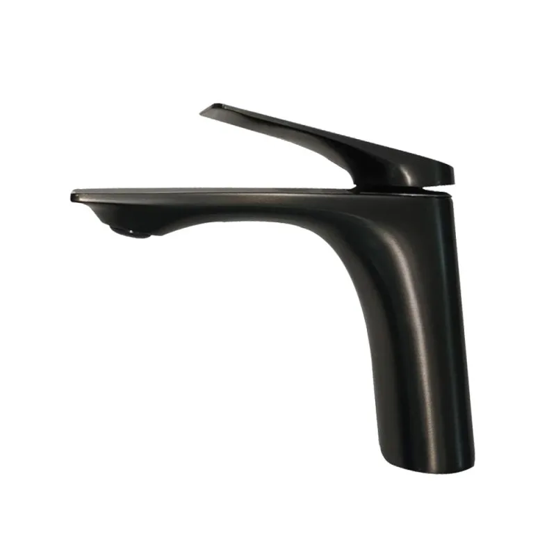 Cмеситель для раковины латунь(ГРАФИТ) 10816-3д Velfex Adara Graphite