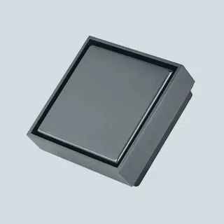 Трап верт. VF.081050G.100.02PR Ø40-50 мм, гидрозатвор, нерж. сталь, №2, серый VALFEX