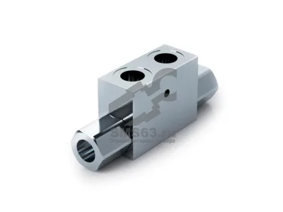 Гидрозамок двухсторонний трубного монтажа VBPDE 1/2 (V0030)