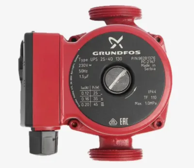 Насос циркуляционный Grundfos UPS 25/40 130