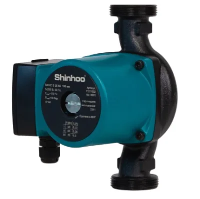 Насос циркуляционный SHINHOO Basic S 25-6S 230V 180мм