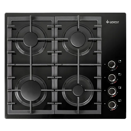 Газовая поверхность Gefest СВН 2230 С3 (с эл.розж./черная/с газ.контр.)