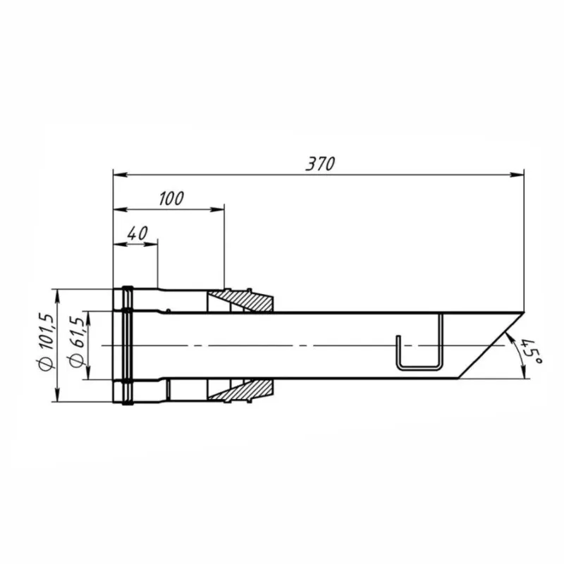 Наконечник антилёд DR Thermo(Ф60/100) (арт. РТ-0.25(A/SR)