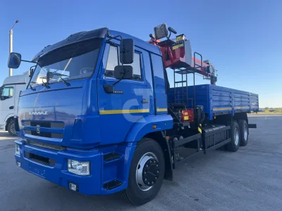 Бортовой КАМАЗ 65117 с КМУ ИНМАН ИT-150