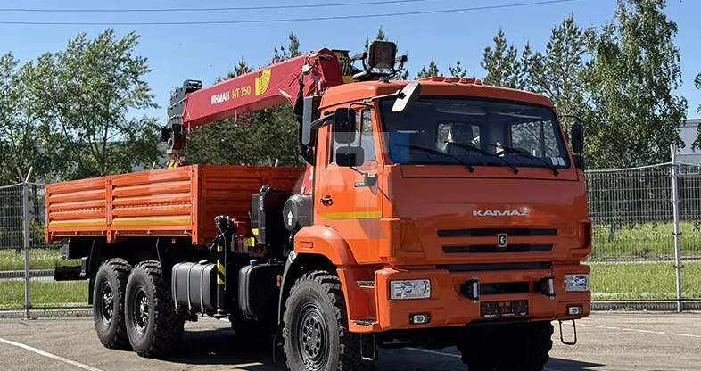 Бортовой КАМАЗ 43118-48 с КМУ ИНМАН ИT-150