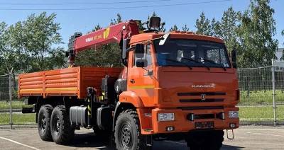 Бортовой КАМАЗ 43118-48 с КМУ ИНМАН ИT-150