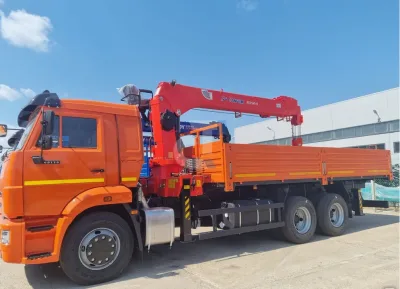 Бортовой КАМАЗ 65115 с КМУ Kanglim 1256