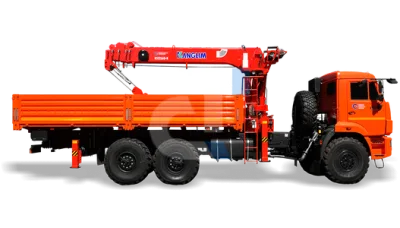 Бортовой КАМАЗ 43118-50 с КМУ Kanglim 1256