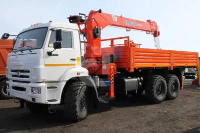 Бортовой КАМАЗ 43118-48 с КМУ Kanglim 1256