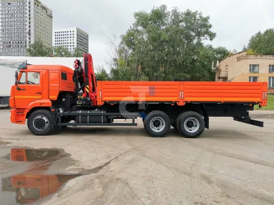 Бортовой КАМАЗ 65115 с КМУ ИНМАН ИМ-150 N