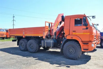 Бортовой КАМАЗ 43118-48 с КМУ ИНМАН ИМ-150 N