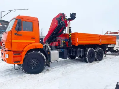 Бортовой КАМАЗ 43118-48 с КМУ ИНМАН ИМ-ИМ-320
