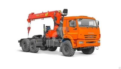 Седельный тягач Камаз 43118-48 с КМУ ИНМАН ИТ-200