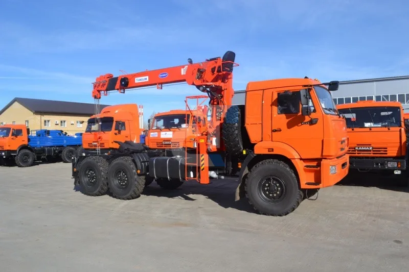Седельный тягач Камаз 43118-50 с КМУ Kanglim 1256