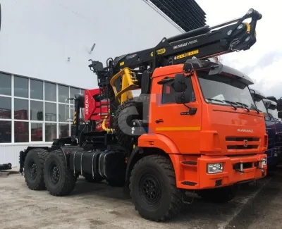 Седельный тягач Камаз 43118-50 с КМУ Велмаш ВМ10-74