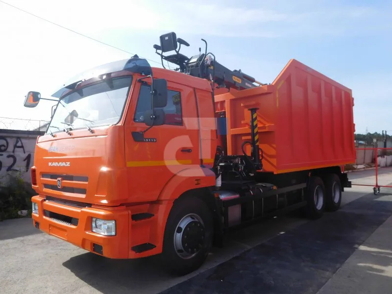 Ломовоз (металловоз) КАМАЗ 65115-48 с ГМУ ВМ10-74M