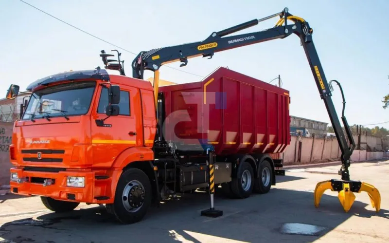 Ломовоз (металловоз) КАМАЗ 6520 с ГМУ ВМ10-74M