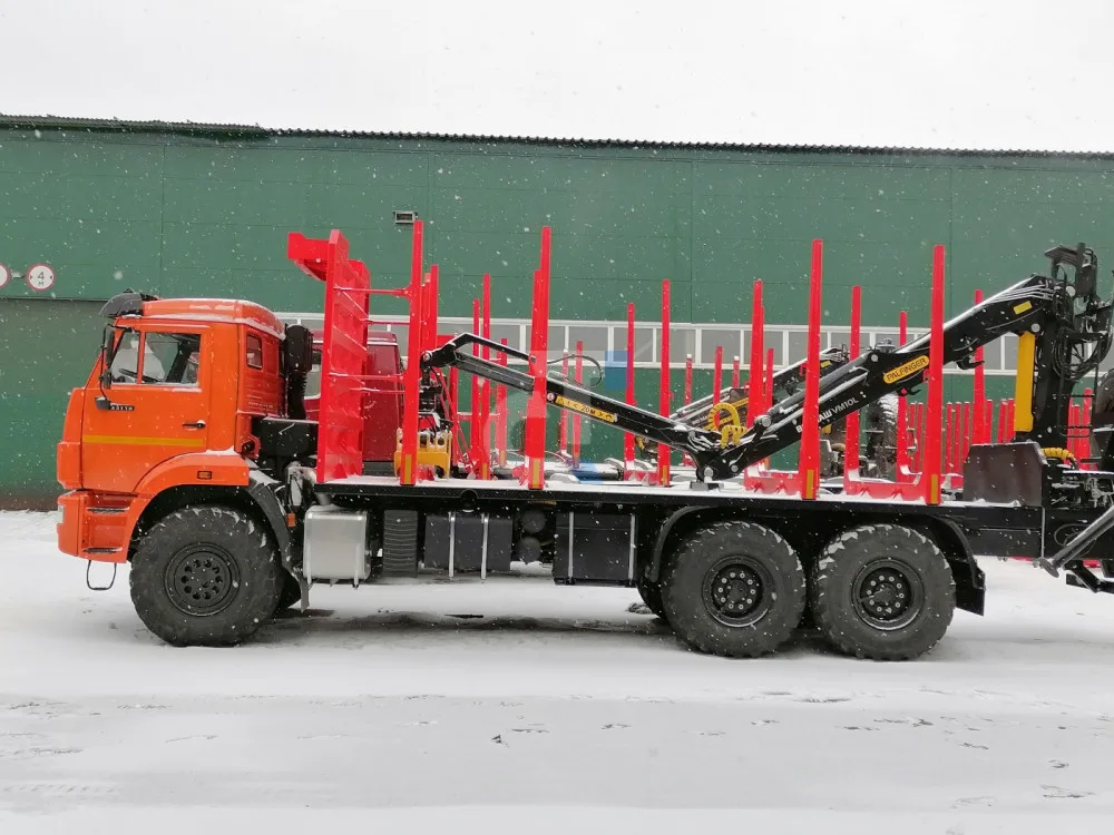 Сортиментовоз с ГМУ Велмаш ВМ10-74 Камаз 43118-50