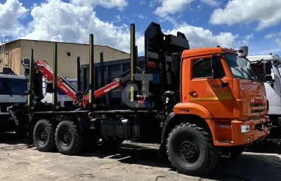 Сортиментовоз с ГМУ Велмаш ВМ10-74(RX-38) Камаз 43118-48