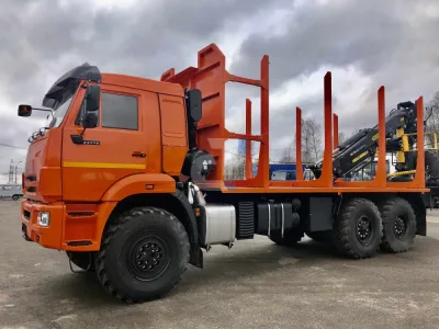 Сортиментовоз с ГМУ Велмаш ВМ10-86 Камаз 43118-50