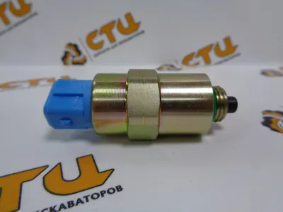 Клапан отсечки топлива F01/18602, F0118602 ТНВД экскаватора погрузчика Hidromek 102S