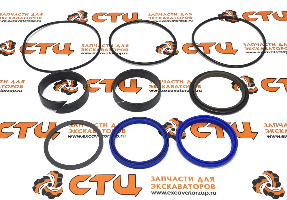 Ремкомплект S4891242, S48/91242 гидроцилиндра рукояти (на шток) экскаватора погрузчика Hidromek 102B, 102S