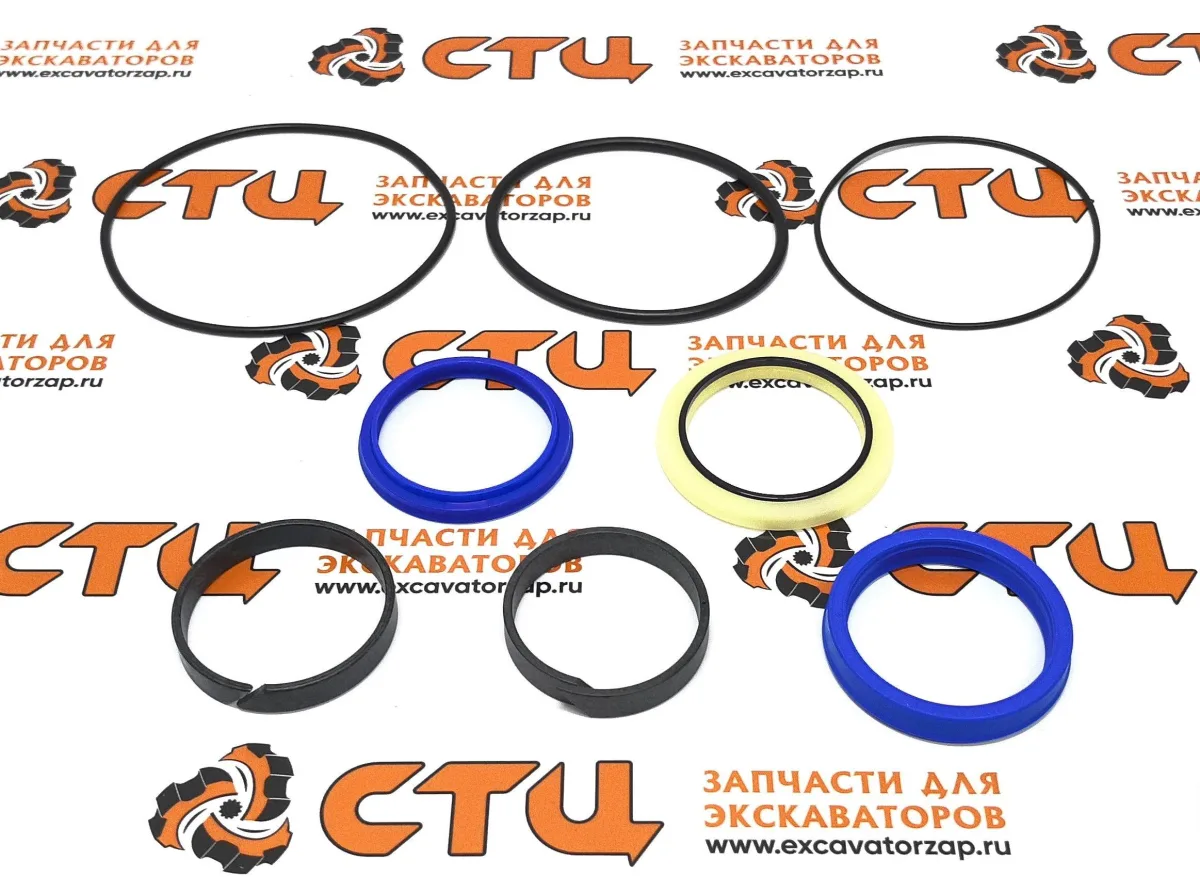Ремкомплект S4891230, S48/91230 гидроцилиндра подъема передней стрелы (на шток) экскаватора погрузчика Hidromek 102S, 102B