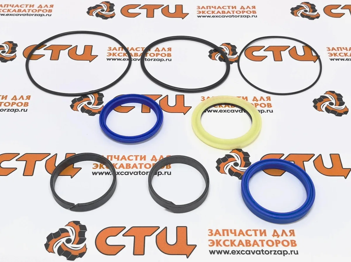 Ремкомплект S4891230, S48/91230 гидроцилиндра подъема передней стрелы (на шток) экскаватора погрузчика Hidromek 102S, 102B