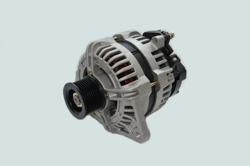 Генератор 28V 70A (120 град. 81мм) шкив РК D=55 DONGFENG (ISBe) 4935821