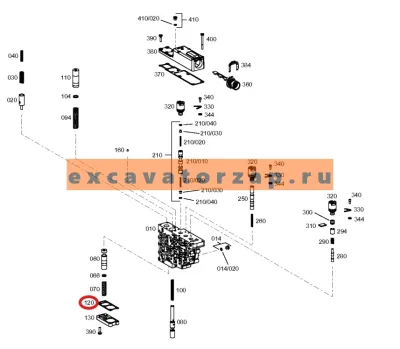 Прокладка КПП S06/43453, S0643453 экскаватора погрузчика Hidromek 102S