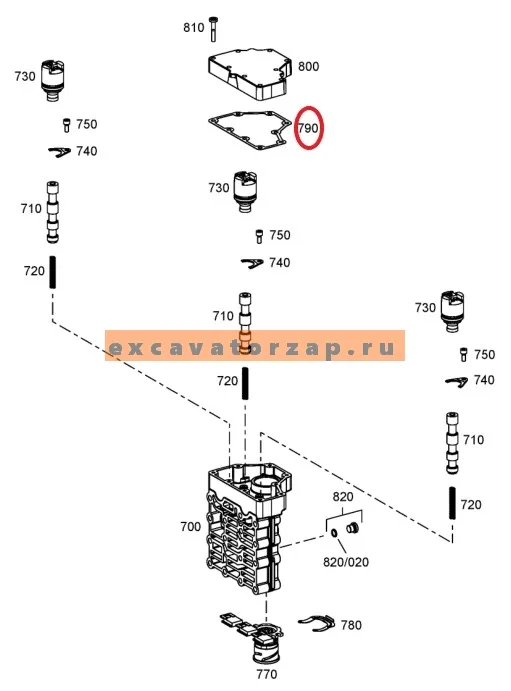 Прокладка КПП S06/43480, S0643480 экскаватора погрузчика Hidromek 102B
