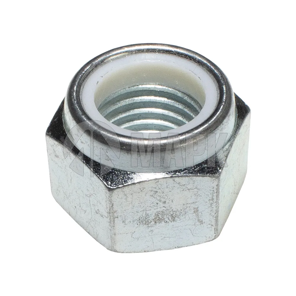 Гайка стремянки M24x3 с нейлоновым кольцом H=24 SW36 (TrailerParts)