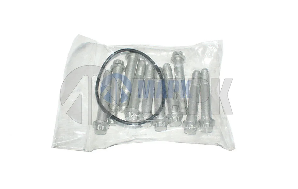 Комплект болтов крепления тормозного диска (10 болтов) M12x1.5x75 INTEGRAL (TrailerParts)