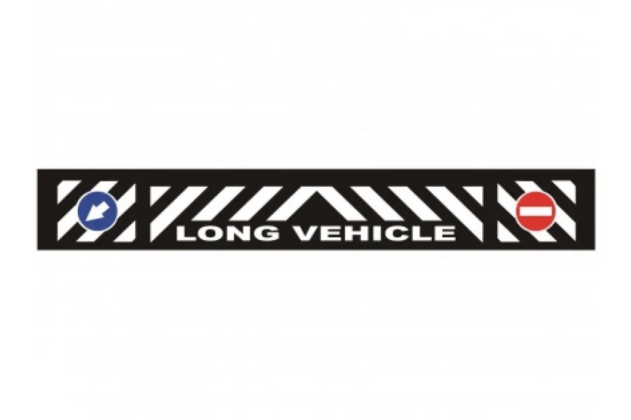 Брызговик прицепа длинномер LONG VEHICLE (350x2400мм)