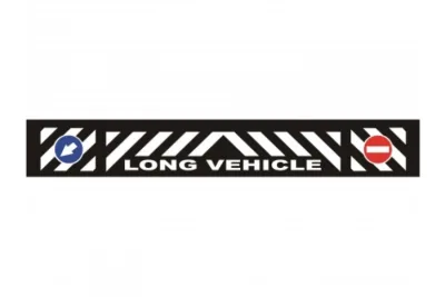 Брызговик прицепа длинномер LONG VEHICLE (350x2400мм)