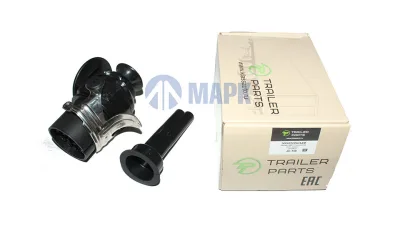Электроразъём (вилка) ABS 15 контактов (24V, пласт.) (TrailerParts)