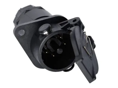 Электроразъём (розетка) ABS 7 контактов (24V, пласт.) (TrailerParts)