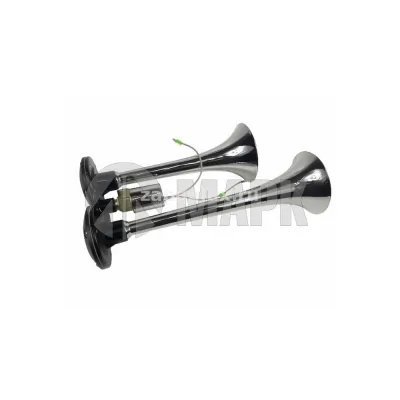Сигнал двухрожковый 2 х KR 12/24V (хром)