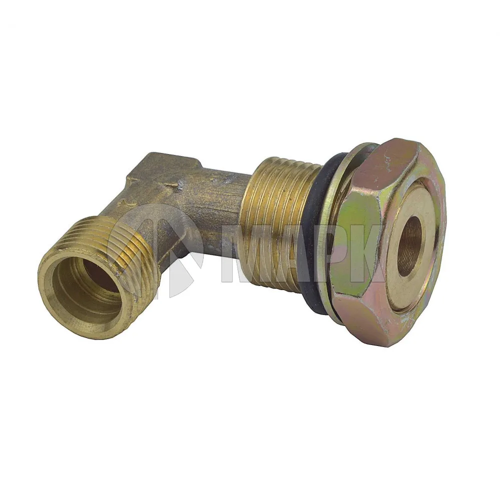Угольник РДВ М18х1,5-М22х1,5 (в сборе) (медный) МАРК