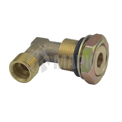 Угольник РДВ М18х1,5-М22х1,5 (в сборе) (медный) МАРК