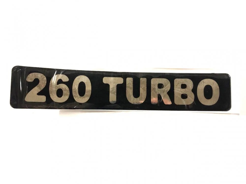 Табличка силиконовая TURBO-260