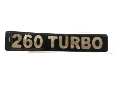 Табличка силиконовая TURBO-260