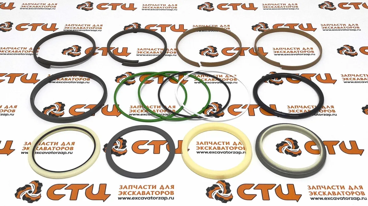 Ремкомплект 4448396 гидроцилиндра рукояти экскаватора HITACHI ZX120, ZX120-E, ZX120-HCMC, ZX130-AMS, ZX130-HCME, ZX130H, ZX130K, ZX130W, ZX130W-AMS, ZX135US, ZX135US-E, ZX135USK, ZX200-3