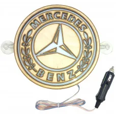 Табличка светящаяся MERCEDES 24V