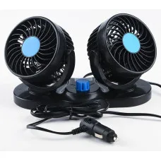 Вентилятор в кабину HX-T309 12V двойной с совмещ регул
