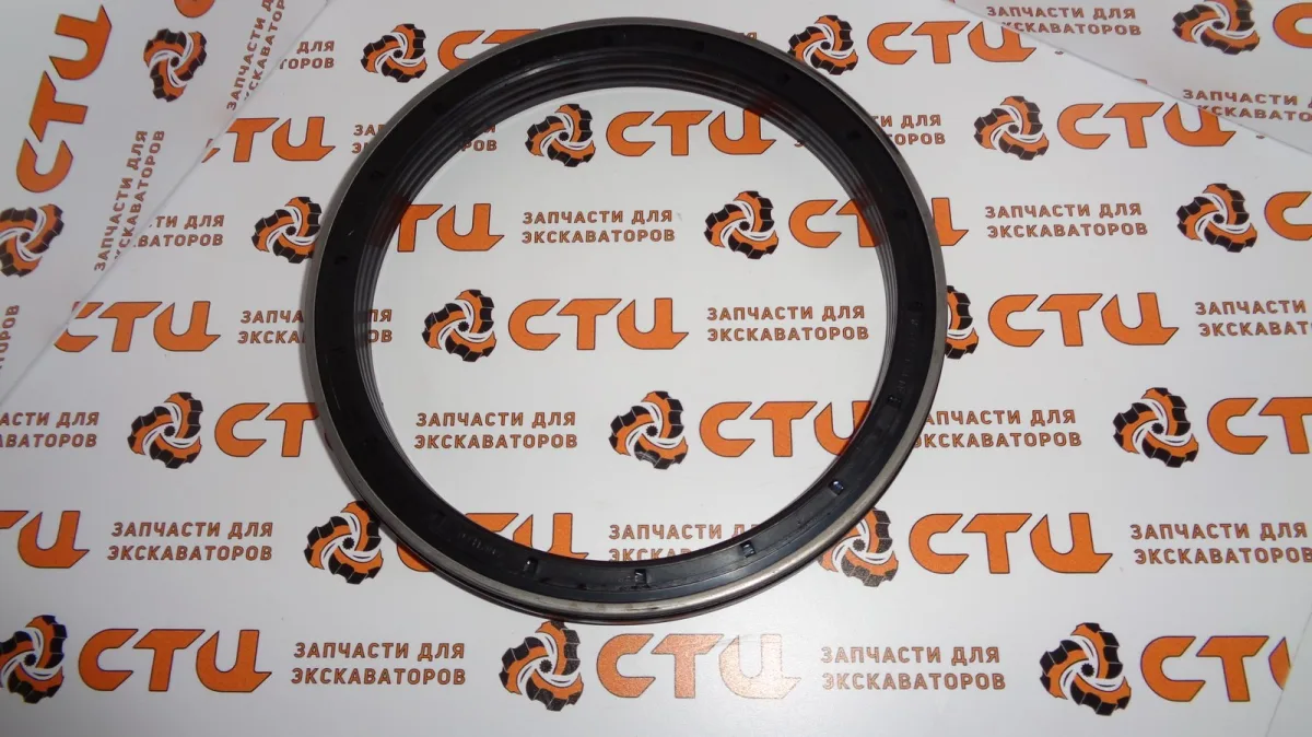 Сальник 5801483583 (CORTECO) задний коленвала экскаватора погрузчика KOMATSU WB93, WB95