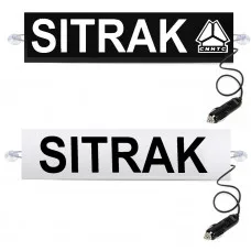 Табличка светящаяся SITRAK 24V (двухстороняя со штекером)