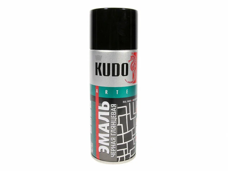 KUDO Краска глянцевая черная